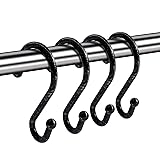 BellRhein Shower Curtain Hooks, Metal Shower Hooks