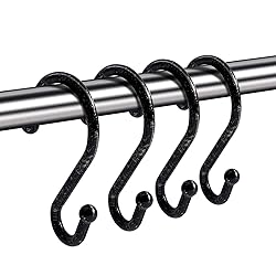 BellRhein Shower Curtain Hooks, Metal Shower Hooks