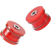 Bevinsee 80A Rear Trailing Arm Bushings Set Poly for Street | Compatible with E46 E36 E83 X3 323i 325i 328i 330i 330xi 330Ci 328Ci 325xi 318i, for 33326770786, 33321097009, 33321137806