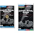 BCW Resealable Thick Current Comic Bags & Backing Boards (100 ct) | Acid-Free Comic Bags and Boards Storage & Protector | Ideal for Collectors, Displays, and Safe Storage of Comic Books