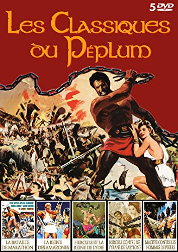 Coffret 5 DVD : Les Classiques du Péplum / Hercule et la Reine de Lydie - La Bataille de Marathon - La reine des amazones - Hercule contre les tyrans de babylone - Maciste contre les hommes de pierre