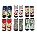 DC Comics Toddler Or Little Boys Justice League Crew Socks, Multicolored, 2T/3T, 6-Pack