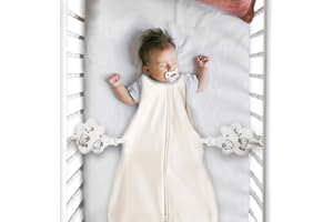 CHROME CHERRY Nurturally Baby Anti Roll Sleeper Support, Safe & Breathable Fabric, Baby Anti Roll Sleep Positioner Designed in USA, Portable Support System for Cribs Ages 3 to 6 Months Old (Sleep Sack Not Included)