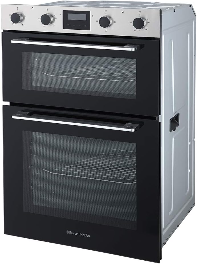 Russell Hobbs RH89DEO2002SS Stainless Steel 110L BuiltIn Electric Fan Double Oven Free 2 Year