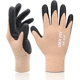 DEX FIT Thermal Winter Work Gloves NR450P, Touchscreen, Nitrile Grip L, 3 PAIRS