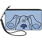 Buckle-Down Women's Standard Zip Wallet Blue's Clues Large, 8" x 5"