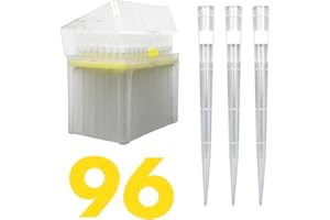 Kashi Scientific 1000 uL Universal Filtering Racked Laboratory Pipette Tips, Sterile Dnase/Rnase Free, Pyrogen Safe [1000ul, Filtered, 96 Tips]