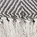 DII 100% Cotton Geometric Daimond Throw for Indoor/Outdoor Use Camping Bbq's Beaches Everyday Blanket, 50 x 60, Mineral Gray