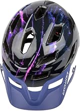 EXCLUSKY Kids Bike Helmet 50-57cm Dark Purple 5-13 Years EU CE Certified view 7