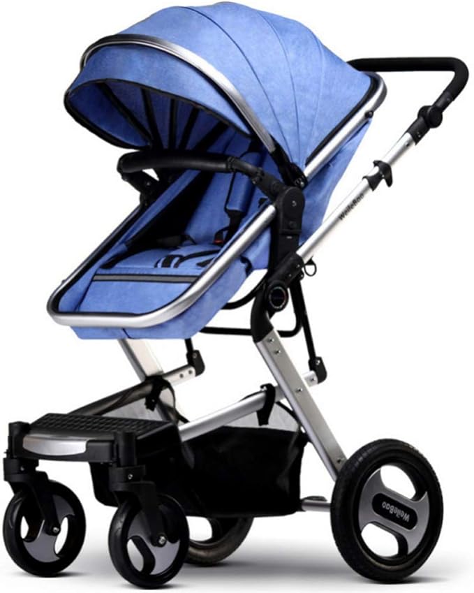 ZLYFA ReiseSystem, Kann Sitzen Und Hinlegen Und Falten Die Tragbare Kinderwagen High Landscape