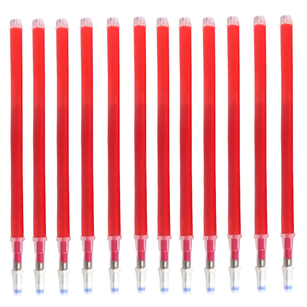Supertool Erasable Pen Refills 0.7mm Pink Red (Pack of 12)