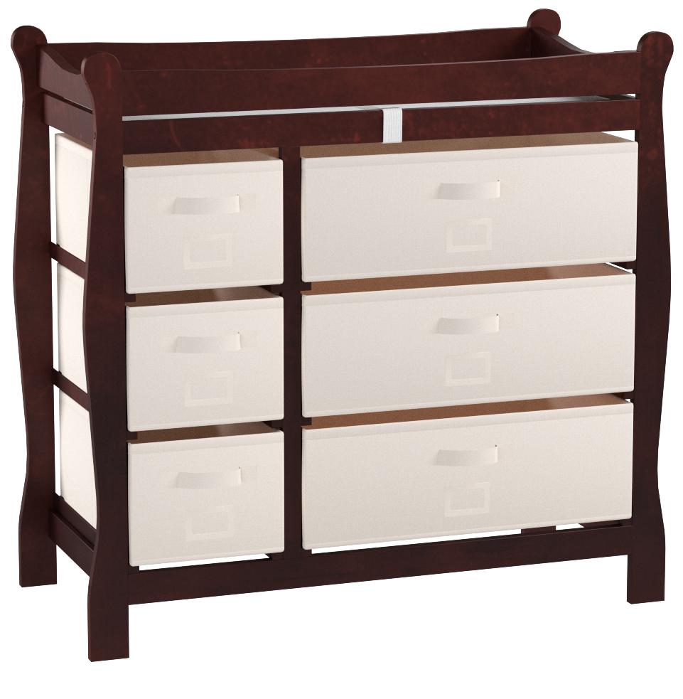 badger basket sleigh changing table