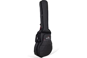 Crossrock Backpack Bag, 10mm Padded, Dark Grey, Fits 335 Style 6-String Semi-Hollow Electric Guitar (CRSG107-335DG)