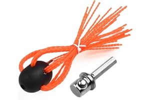 CLOUDPOWER Chimney Sweep Kit, Rotary Sweep Aluminum Chimney Power Brush Cleaning Kit, Chimney Brush, Rotary Chimney Cleaning System Driven By Drill