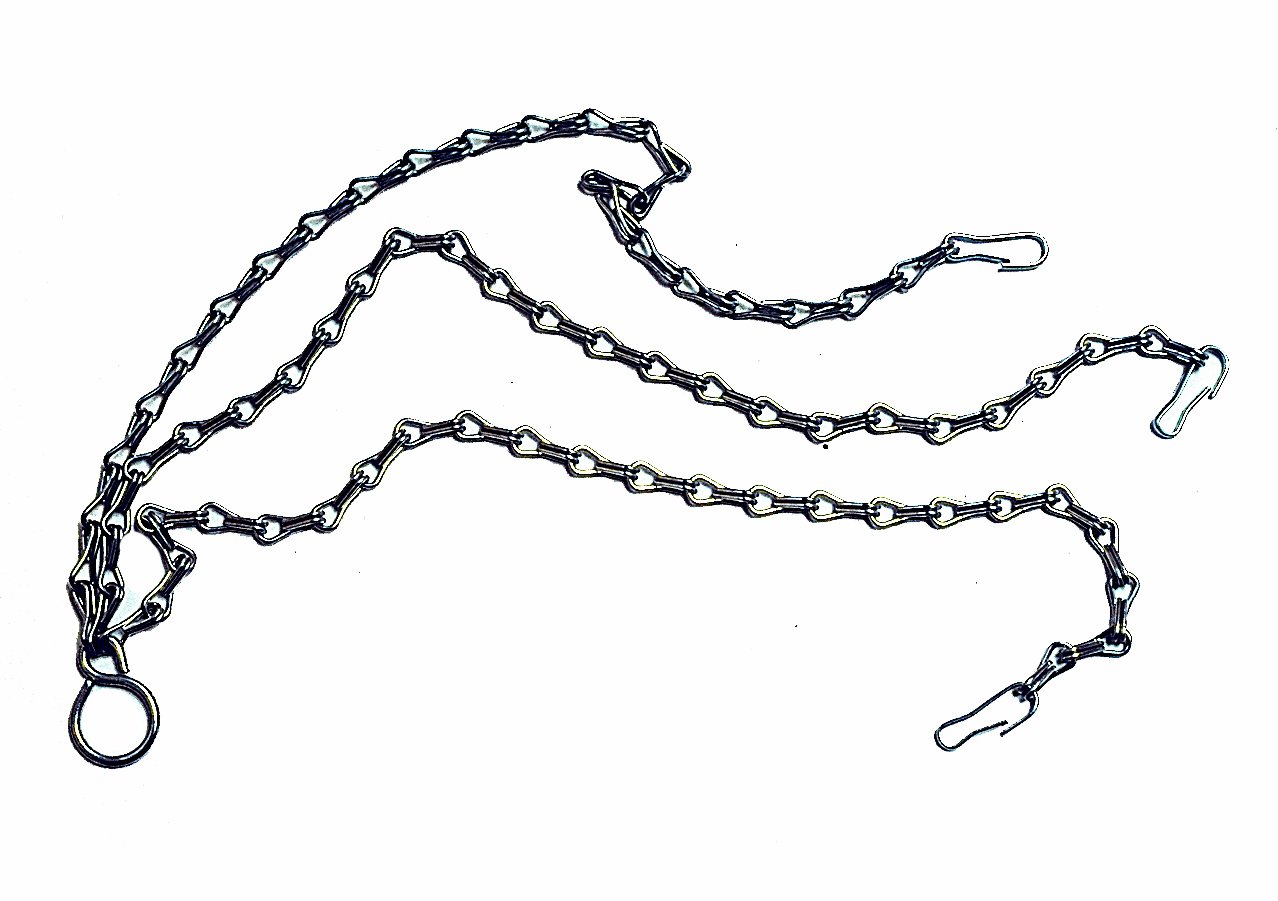 Tildenet 500mm/ 20-Inch 3 Leg Hanging Basket Chain