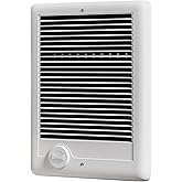 CSC202TW Electric Wall Heater Complete Unit with Thermostat, 2000 Watt 6825BUT, 240 Volt, Part 67507, White