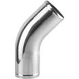 Universal 4" OD Polished Aluminum Straight Pipe - 24" Length For Intake Turbo Intercooler