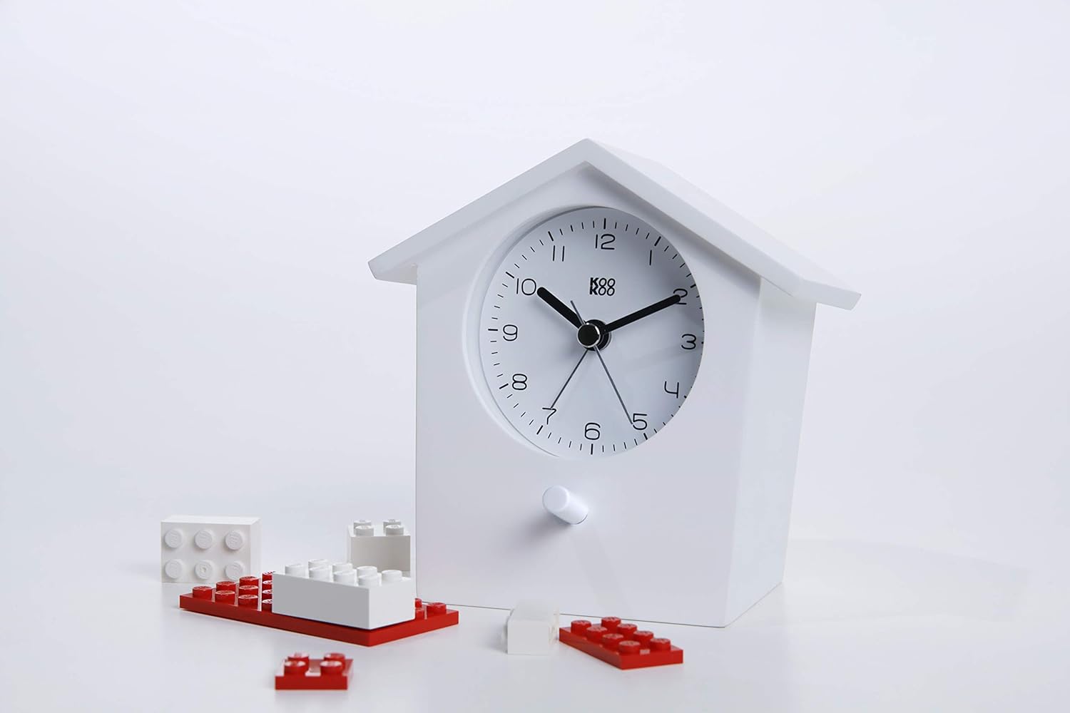KOOKOO EarlyBird white, bird voice alarm clock with real bird voices and a three-tone gong - Image 5