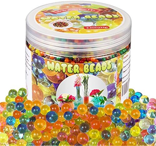 8.3oz Water Beads Large Marble Size Water Gel Beads Pearls for Vase Filler,Wedding and Home Decoration,Plants,Sensory Toys