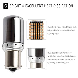 1797 LED Turn Signal Lights Bulbs 1156 BA15S P21W