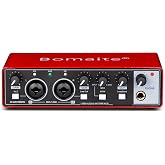 Bomaite MB28 USB Audio Interface for PC &amp; Mac: 2x2 Guitar &amp; Recording, 24Bit/192kHz, 48V Phantom Power for Podcasting &amp; Music Production