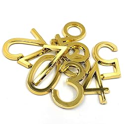 Pack of 20, Self Adhesive Golden Waterproof Mailbox