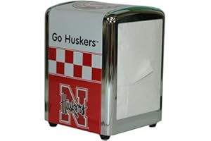 GAME DAY OUTFITTERS NCAA Nebraska Cornhuskers Retro Design Napkin Holder