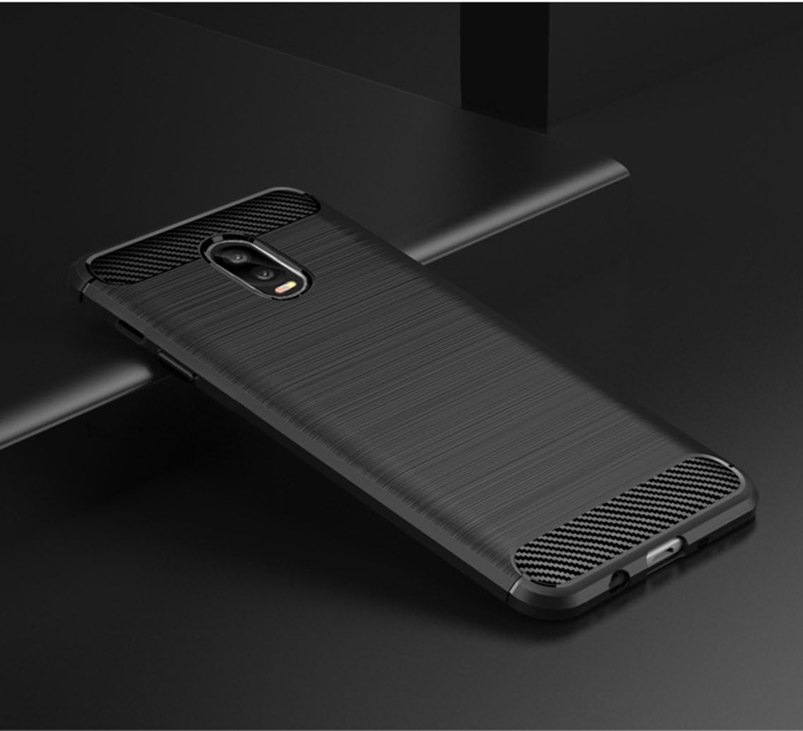 Samsung Galaxy C8 Case Cover Shell,Carbon Fiber Material Case,Smooth Non-Slip Soft,Anti-Fingerprint case,Fully Protective Case Cover for Samsung Galaxy C8