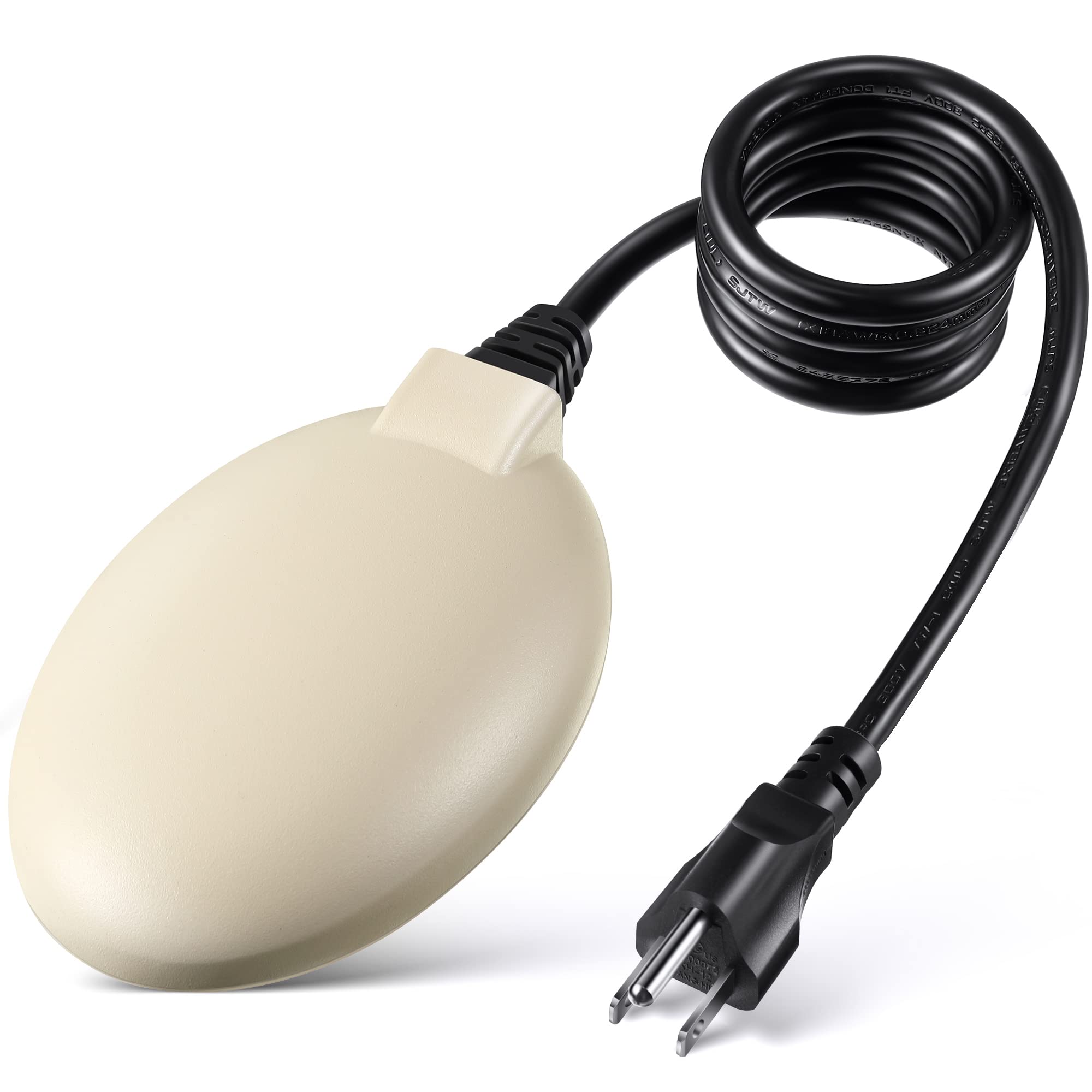 Photo 1 of 1 Pack Upgrade Bird Bath Heater for Outdoors in Winter, Pond Deicer 60 Watts Birdbath Deicer Water Heater Thermostatically Controlled with Auto Shut off Function for Patio Lawn (White)