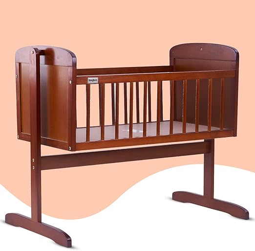 Baybee Lucenta Wooden Cradle for Baby New Born Baby Swing Cradle Baby