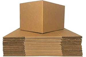 PackageZoom 12 x 12 x 12 Inches Medium Moving Boxes Strong Shipping Boxes, 25 Pack