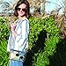 Capri Designs Small Clear Crossbody Bag, Transparent Stadium Approved Purse for Women - Navy