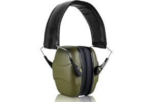 ucho 34dB Slim Noise Shooting Ear Protection - Special Designed Ear Muffs Lighter Weight & Maximum Hearing Protection