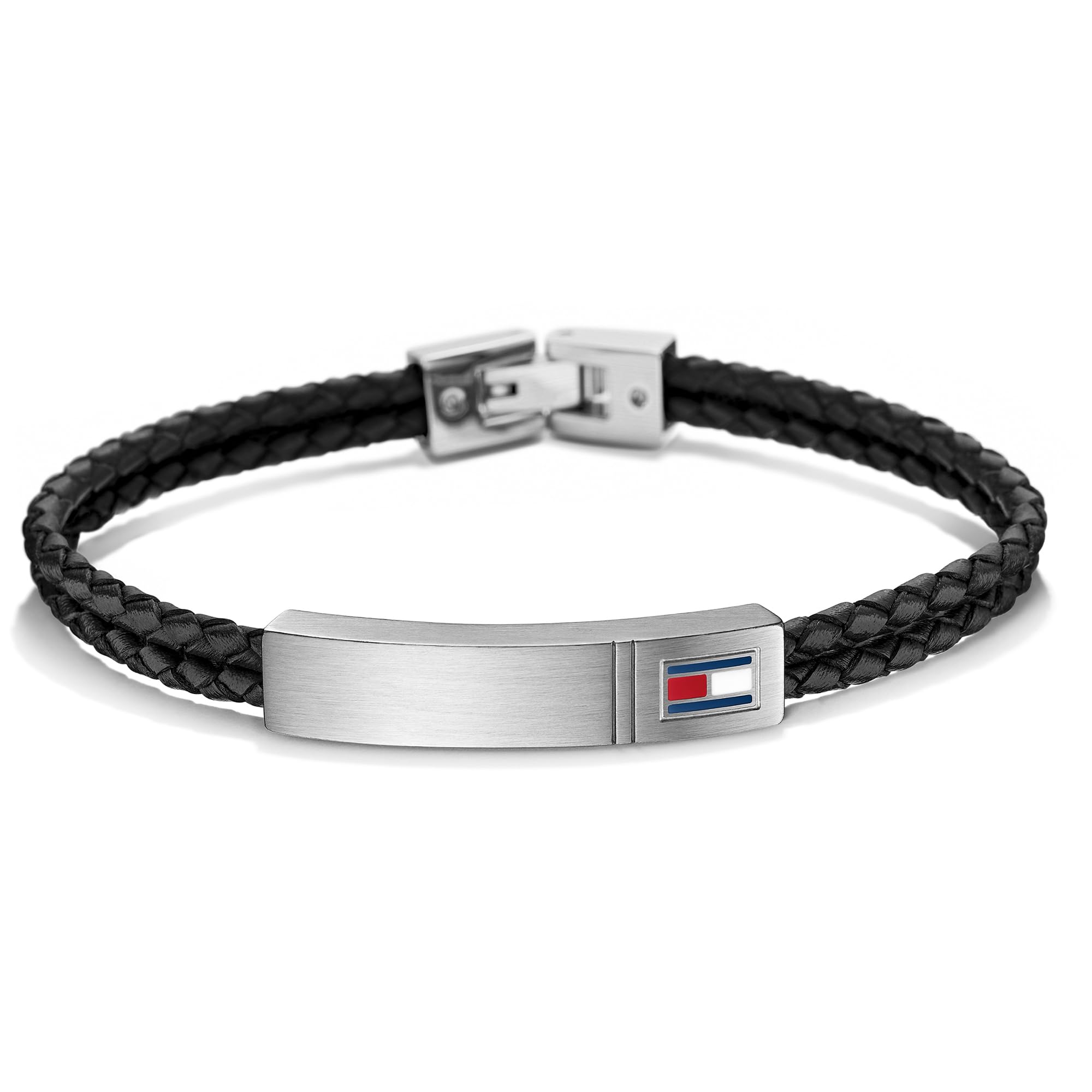 Tommy Hilfiger Jewelry Men's Leather Bracelet Black - 2701010