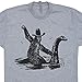 Bigfoot Riding On Nessie T Shirt Loch Ness Monster Funny Shirt Sasquatch Mens Womens Kids Shirtmandude Shirts