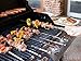 Juvale Metal Skewers/BBQ Skewers - 10 Piece Set - Long Stainless Steel Metal Shish Kabob Grilling Barbeque Skewers - for Meats & Vegetables - 19.5 Inches