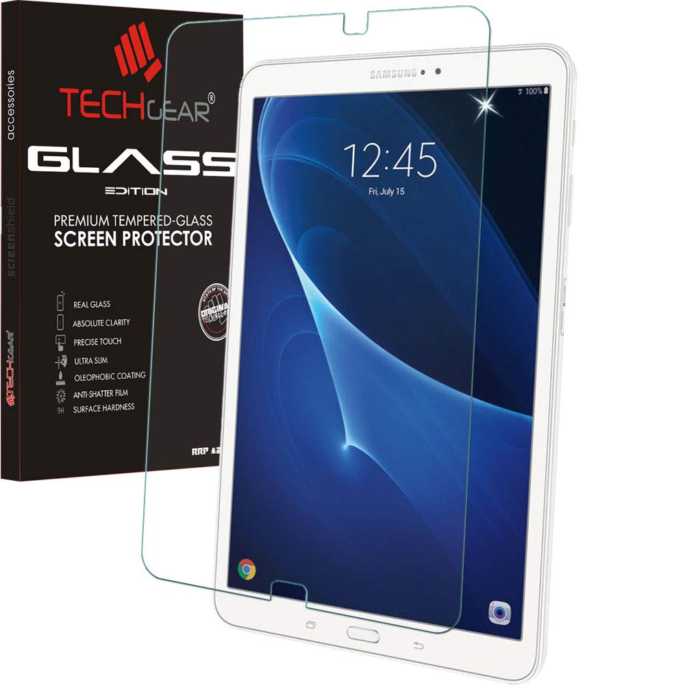 TECHGEAR Anti-Glare Screen Protector Compatible with Samsung Galaxy Tab A 6 10.1" 2016/2018 (SM-T580 Series) - MATTE GLASS Edition Genuine Tempered Glass Screen Protector Guard Cover