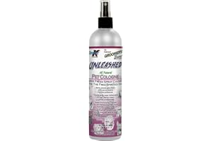 Groomer's Edge Unleashed All-Natural Dog and Pet Cologne, 16 Ounce Spray Bottle