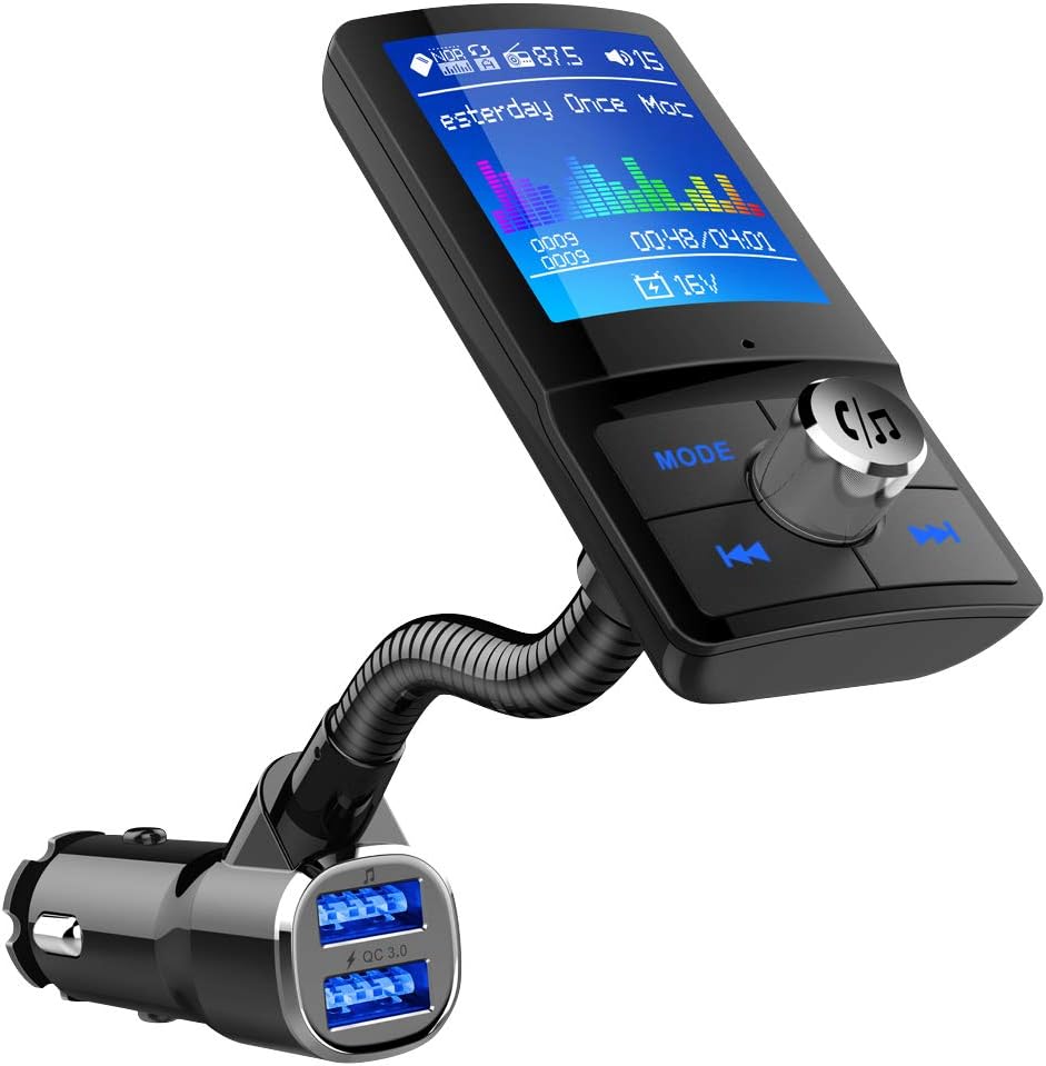 Amazon Co Jp Fmトランスミッター 技適認証済 Bluetooth 4 2 Siri Anroid Assistantに対応 車載トランスミッター ハンズフリー通話 Qc3 0急速充電2usbポート カーチャージャー Bluetooth Tfカード U ディスク Aux In音楽再生対応 Cvc6 0ノイズ軽減