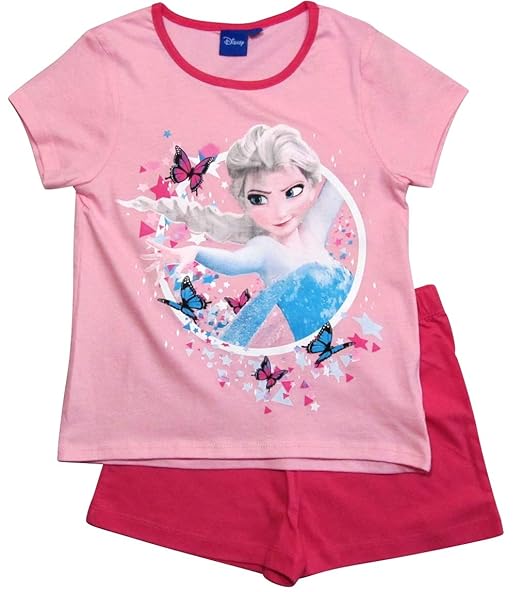 Frozen - Die Eiskönigin Mädchen Schlafanzug ELSA Pyjama