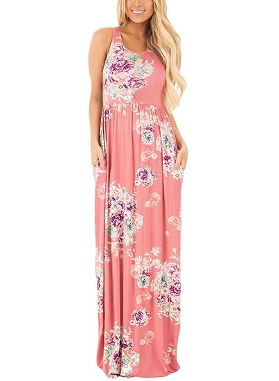 amazon women's casual maxi dresses