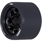 Riedell Radar Halo Roller Skate Wheels, 4 Pack | 59mm X 38mm, Indoor Performance Derby Wheels, H-Shaped Hub for Edge Control and Grip, Lightweight Neothane Urethane