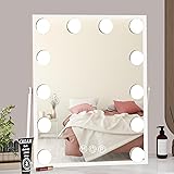 KPIONT 10" x 12" Vanity Mirror with Lights,Portable