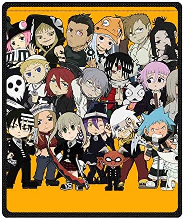 Needyou Personalized soul eater Fleece Throw Blanket 50" x 60"