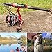 YONGZHI Fishing Poles with Spinning Reels Combos Telescopic Fishing Rod for Travel Saltwater Freshwater Fishing Bass Trout