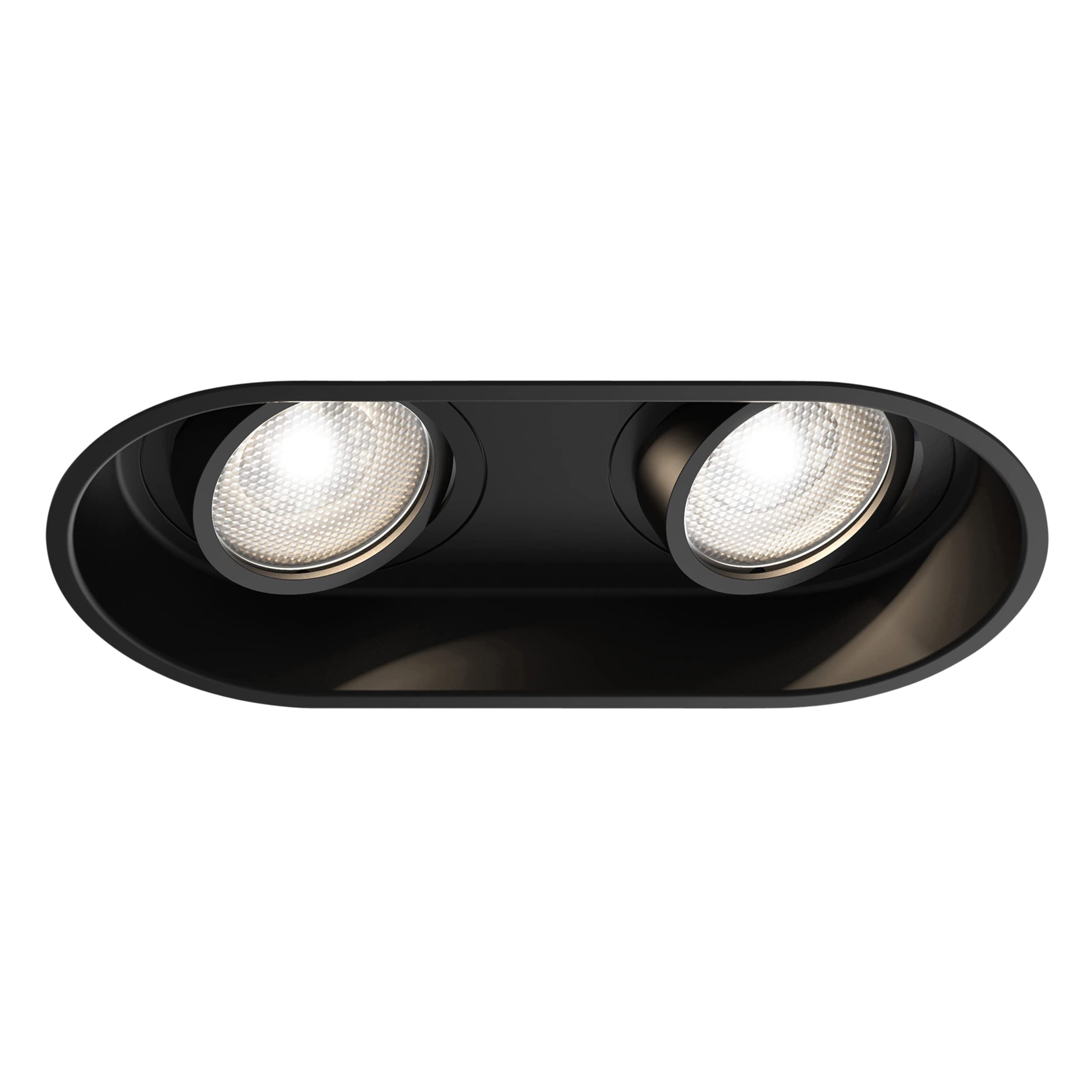 Astro Interior Downlight/Recessed Spot Light, Metal, 6 W, Matt Black, Twin