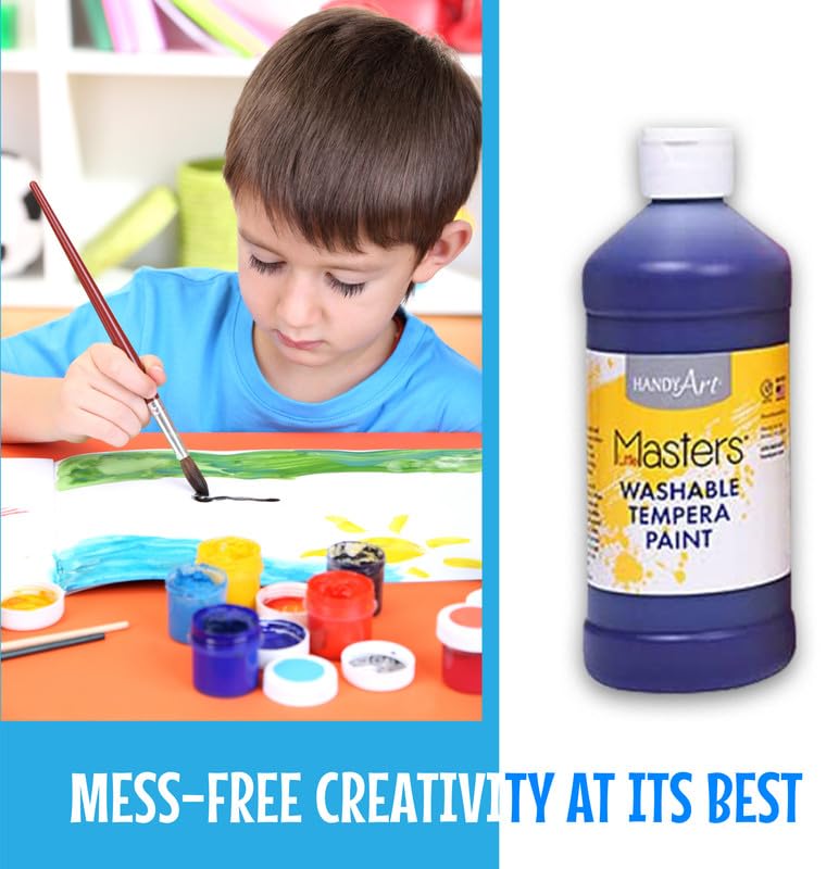 Washable Paint for Kids 10Pack Washable Tempera Paints NonToxic