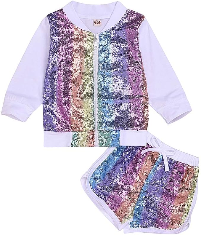 pantaloncini paillettes bambina