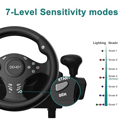 Buy Gaming Racing Wheel 270 Degree Driving Force Steering Wheel For Racing Game Pc Xbox One Xbox 360 Ps4 Ps3 Nintendo Switch Android With Pedals Accelerator Brake Online In Indonesia B088n8j3sl - roblox steering wheel support