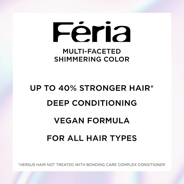 L’OREAL PARIS FERIA MULTI-FACETED SHIMMERING PERMANENT HAIR COLOR, 622 FUCHSIA-CHA, PACK OF 1 HAIR DYE KIT